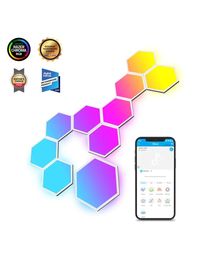 Govee Glide Hexa Light Panels 10pcs B6061 Govee Glide Hexa Light Panels 10pcs B6061