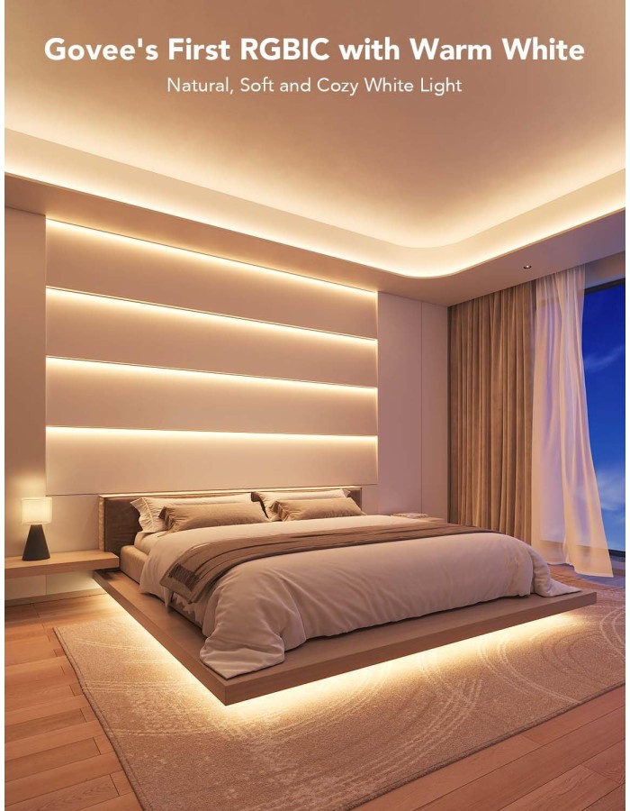 Govee RGBIC Basic Wi-Fi + Bluetooth LED Strip 5m H618A Govee RGBIC Basic Wi-Fi + Bluetooth LED Strip 5m H618A