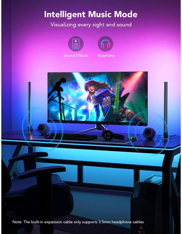 Govee Gaming Smart RGBIC Light Bars H6047 Govee Gaming Smart RGBIC Light Bars H6047
