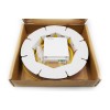 Kuwes Pre-Terminated Fiber Optic Outlet with Pigtail LC/APC SM Carton 30m
