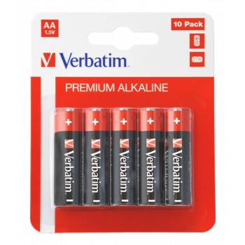Verbatim Alkaline AA 10pcs Batteries