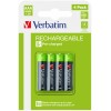 Verbatim Rechargeable AAA Batteries 950mAh (4pcs)