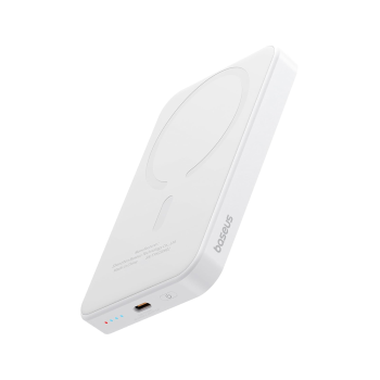 Baseus Powerbank 20W 5000mAh Magnetic Wireless White
