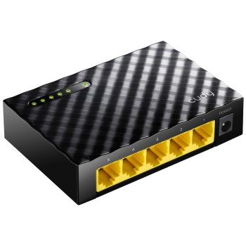 Cudy Switch Gigabit Ethernet 5-Ports Desktop GS105D with UK Plug v.4 Cudy Switch Gigabit Ethernet 5-Ports Desktop GS105D with UK Plug v.4
