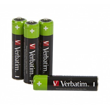 Verbatim Rechargeable AAA Batteries 950mAh (4pcs) Verbatim Rechargeable AAA Batteries 950mAh (4pcs)