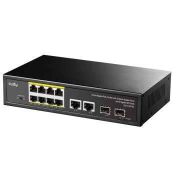 Cudy Switch PoE Gigabit 8PoE + 2GbE + 2SFP Uplink 120W GS1010PS2 Cudy Switch PoE Gigabit 8PoE + 2GbE + 2SFP Uplink 120W GS1010PS2