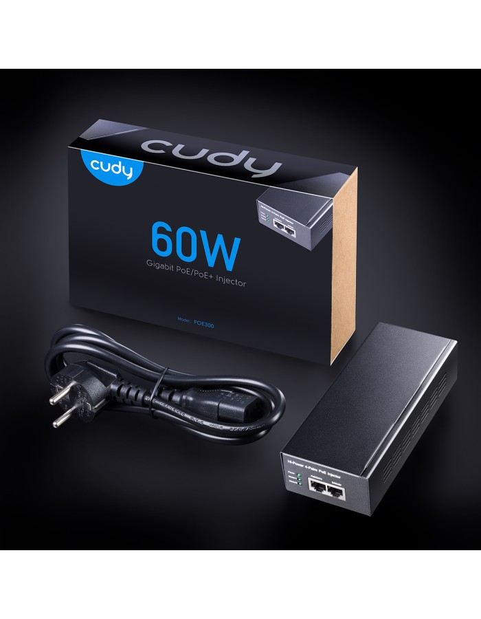 Cudy PoE Adapter/Injector Gigabit 802.3bt/at 60W POE300