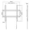 Brateck TV Mount 40x40 Fixed LP72-44F