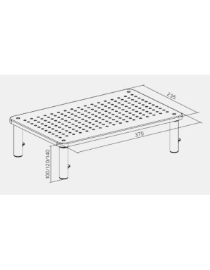 Brateck Monitor Stand Height Adjustable STB-081 Brateck Monitor Stand Height Adjustable STB-081