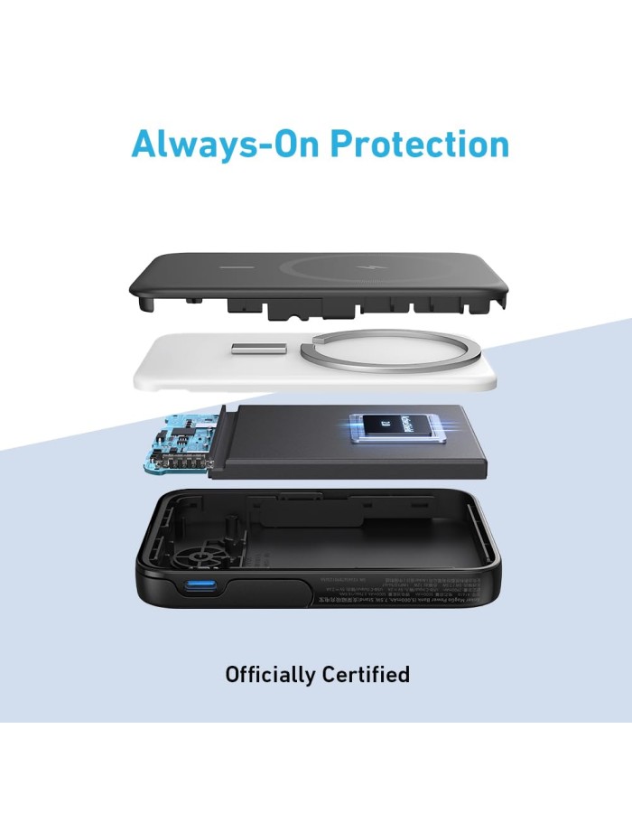 Anker Mobile Powerbank 5000 Magsafe 322 Black
