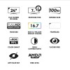 Armaggeddon PF24HD Super-100 IPS Frameless Monitor 100Hz Black Armaggeddon PF24HD Super-100 IPS Frameless Monitor 100Hz Black
