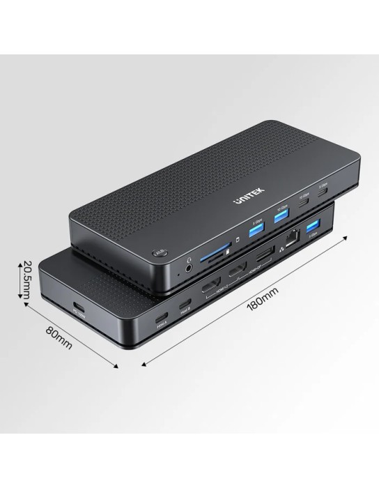 Unitek KVM Switch USB-C Dual 4K 60Hz HDMI & 100W PD (Displaylink) D1103A Unitek KVM Switch USB-C Dual 4K 60Hz HDMI & 100W PD (Displaylink) D1103A