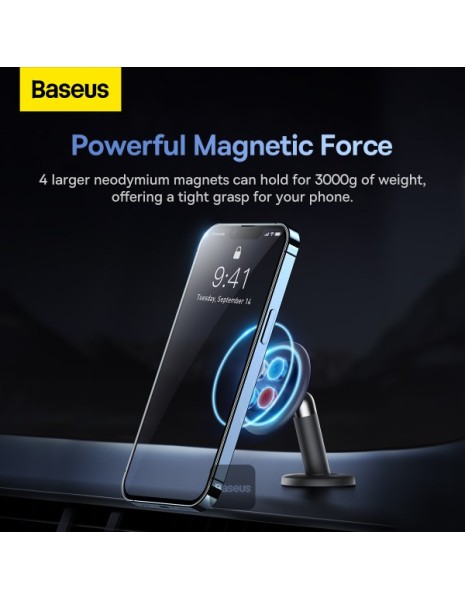 Baseus C01 Car Dashboard Magnetic Stick-On Phone Mount Black Baseus C01 Car Dashboard Magnetic Stick-On Phone Mount Black