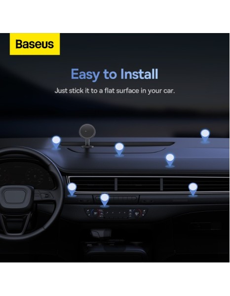 Baseus C01 Car Dashboard Magnetic Stick-On Phone Mount Black Baseus C01 Car Dashboard Magnetic Stick-On Phone Mount Black