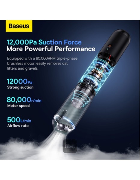Baseus VA Vacuum Cleaner Car A3lite Black Baseus VA Vacuum Cleaner Car A3lite Black