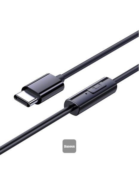 Baseus  Earphones Wired Type C Encok CZ11 Black