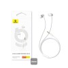 Baseus Earphones Wired 3.5mm Encok HZ11 White Baseus Earphones Wired 3.5mm Encok HZ11 White