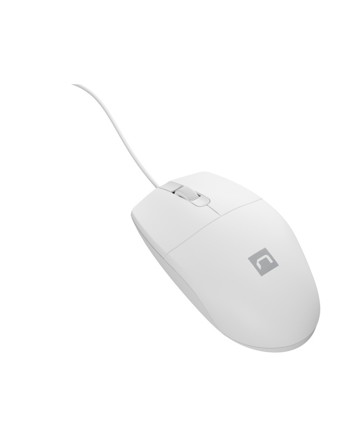 Natec Mouse Wired Optical 1000DPI White RUFF 2