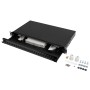Lanberg Fiber Optic ODF for 24xSC Simplex or 24xLC Duplex Adapters R/M Metal Black