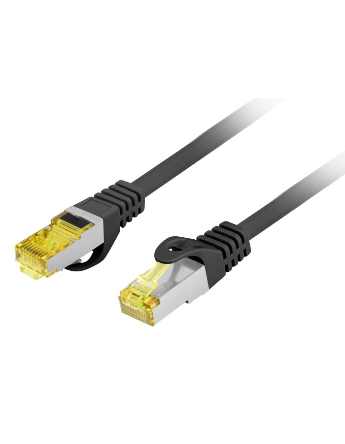 Lanberg Patch Cable CAT6A S/FTP CU LSZH 1m Black