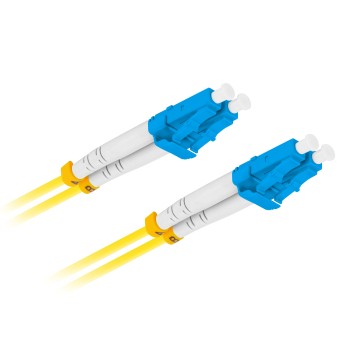 Lanberg Fiber Optic Patch Cord SM LC/UPC-LC/UPC Duplex LSZH 1.0m