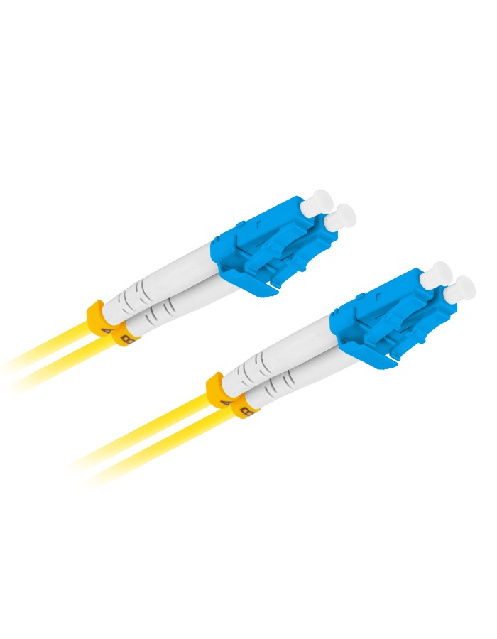 Lanberg Fiber Optic Patch Cord SM LC/UPC-LC/UPC Duplex LSZH 1.0m