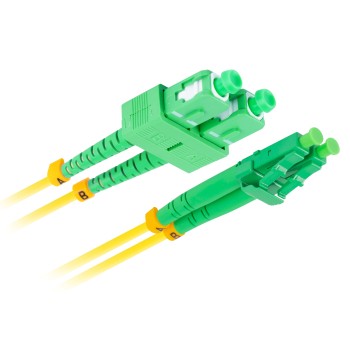 Lanberg Fiber Optic Patch Cord SM SC/APC-LC/APC Duplex LSZH 2.0m