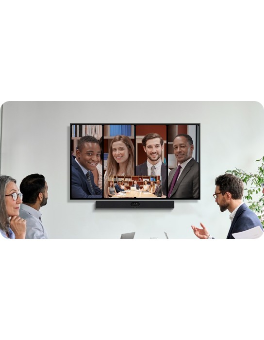Yealink Video Conferecing Bar USB with Dual-Eye 4K Camera, 8 Microphones, Dual Speakers & AI Features SmartVision40