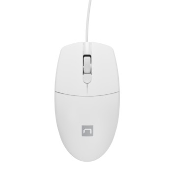 Natec Mouse Wired Optical 1000DPI White RUFF 2