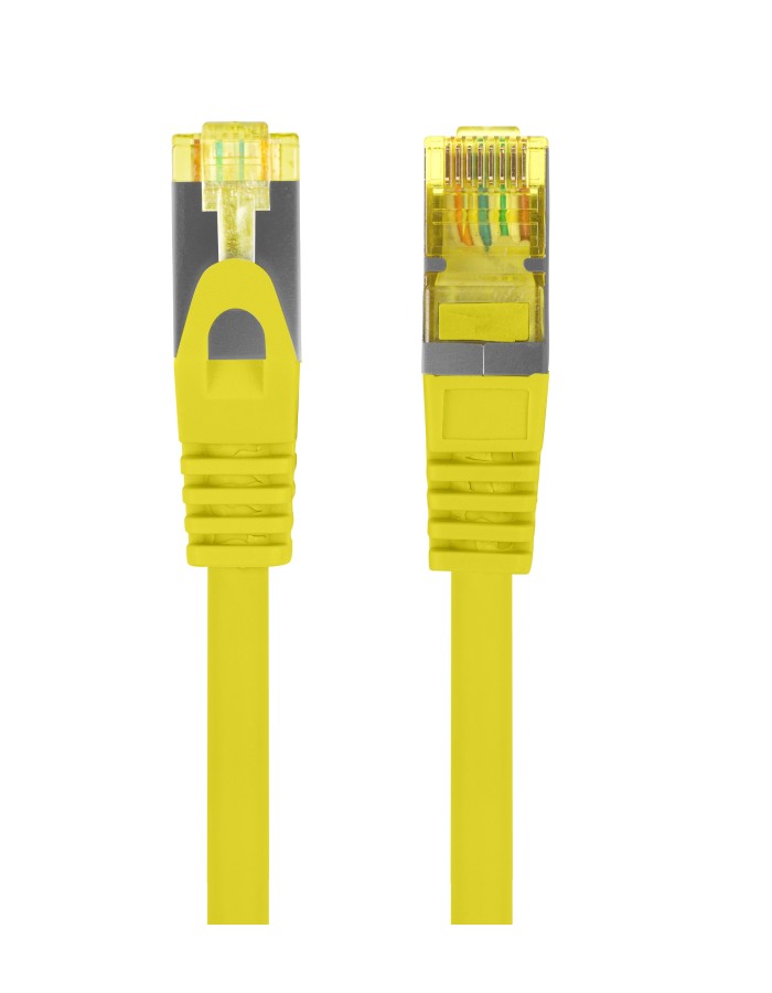 Lanberg Patch Cable CAT.6A S/FTP CU LSZH 0.5m Yellow