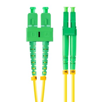 Lanberg Fiber Optic Patch Cord SM SC/APC-LC/APC Duplex LSZH 2.0m Lanberg Fiber Optic Patch Cord SM SC/APC-LC/APC Duplex LSZH 2.0m