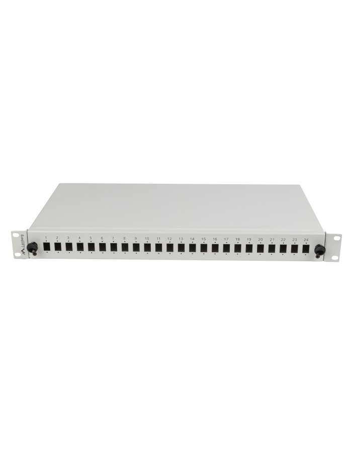 Lanberg Fiber Optic ODF for 24xSC Simplex or 24xLC Duplex Adapters R/M Metal Grey Lanberg Fiber Optic ODF for 24xSC Simplex or 24xLC Duplex Adapters R/M Metal Grey