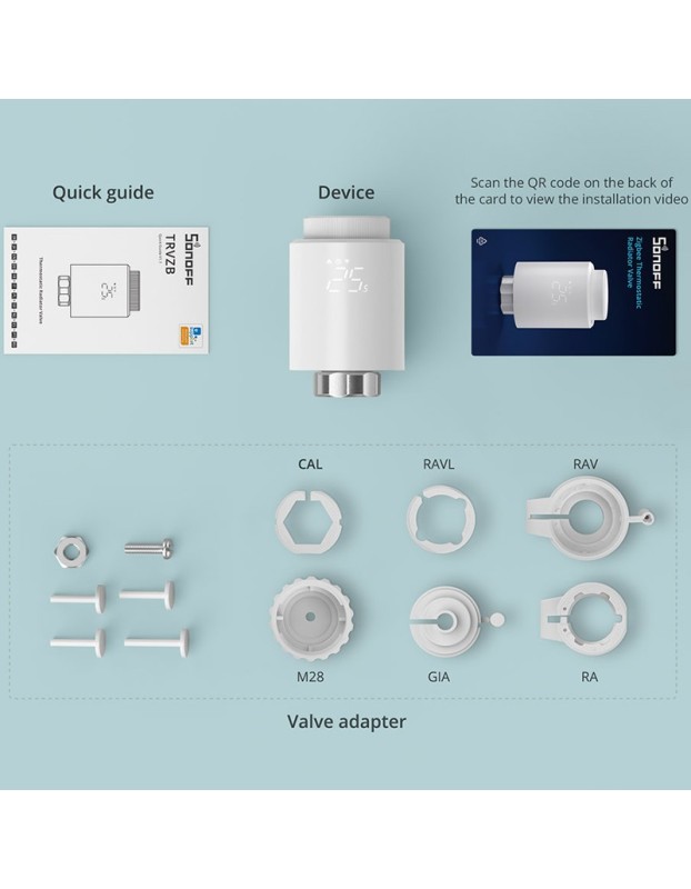 Sonoff ZigBee Thermostatic Radiator Valve Sonoff ZigBee Thermostatic Radiator Valve