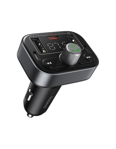 Baseus S09 Lite Car FM Transmitter-Charger USB/BT/SD 18W Baseus S09 Lite Car FM Transmitter-Charger USB/BT/SD 18W