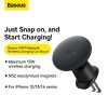 Baseus CW01 Wireless AirVent Magnetic Car Charger 15W Black Baseus CW01 Wireless AirVent Magnetic Car Charger 15W Black