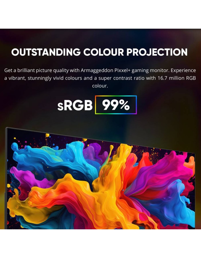 Armaggeddon PF24HD Super-100 IPS Frameless Monitor 100Hz Black Armaggeddon PF24HD Super-100 IPS Frameless Monitor 100Hz Black