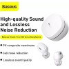 Baseus Headphones In Ear TWS Encok WM01 White