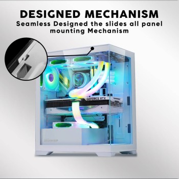 Armaggeddon Aquaron Pro ATX Gaming Case White Armaggeddon Aquaron Pro ATX Gaming Case White