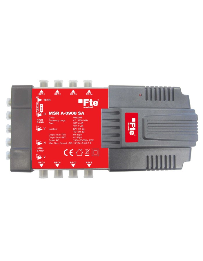 FTE MSRA0908 9/8 Active Sat/Ter Multiswitch