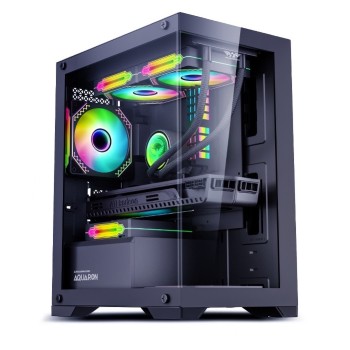 Armaggeddon Aquaron Micro ATX Gaming Case Black