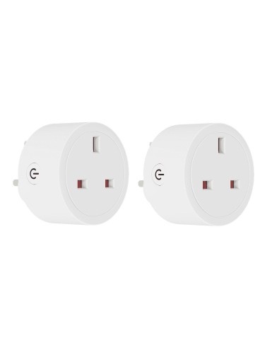WOOX R6147 Wi-Fi Smart Plug With Power Metering 13A UK (2pack)