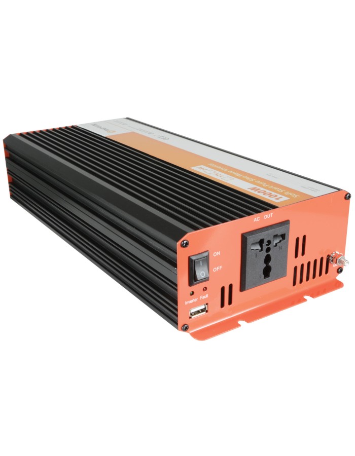 Mercury Inverter Pure Sinewave 12VDC 1000W USB 652.104UK Mercury Inverter Pure Sinewave 12VDC 1000W USB 652.104UK