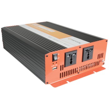 Mercury Inverter Pure Sine Wave 12VDC 600W USB 652.102UK
