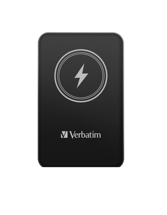 Verbatim Wireless Magnetic Slim Powerbank Qi2 15W 5000mAh Black Verbatim Wireless Magnetic Slim Powerbank Qi2 15W 5000mAh Black