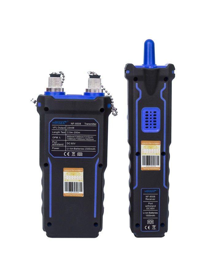 Noyafa Multi-Function Cable Tester with RJ11/RJ45, PoE, Fiber Optic OPM/VFL, NCV & Cable Length Measurement NF-8508 Noyafa Multi-Function Cable Tester with RJ11/RJ45, PoE, Fiber Optic OPM/VFL, NCV & Cable Length Measurement NF-8508