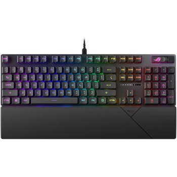 ASUS ROG Strix Scope II RX Mechanical Gaming Keyboard 104 RX Red Keys with Wrist Rest IP57 Waterproof