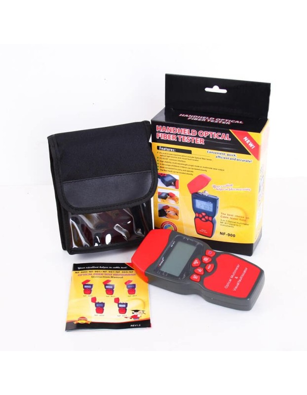 Noyafa Fiber Optic Multimeter with Power Meter, Light Source & Visual Fault Locator NF-911C