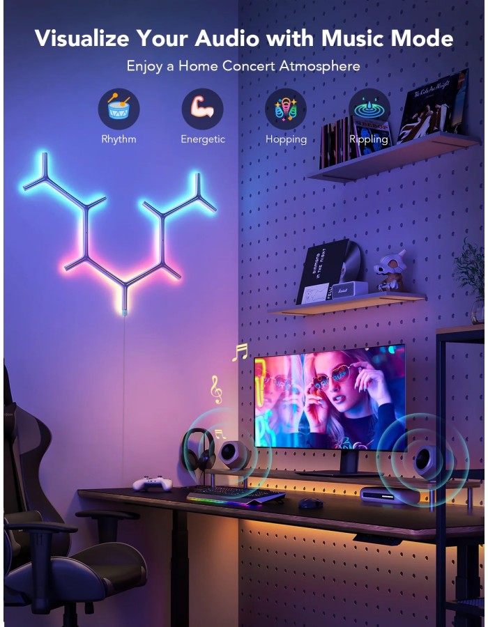 Govee Gaming Light Panel Y Shape (7 pack) H6065