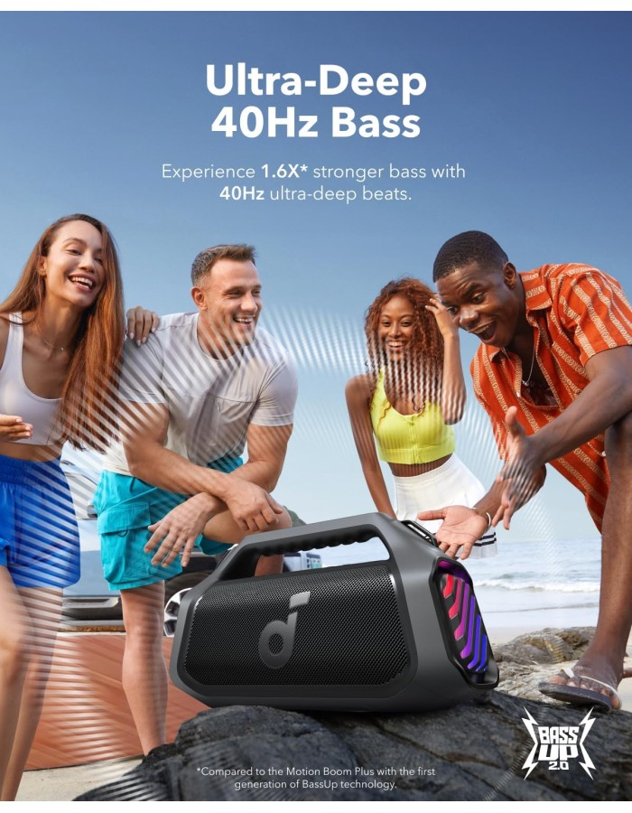 Anker Soundcore Speaker 140W BT IPX7 Boom 2 Plus Black Anker Soundcore Speaker 140W BT IPX7 Boom 2 Plus Black