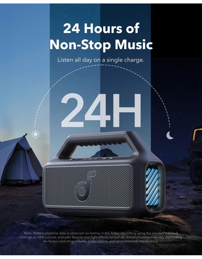 Anker Soundcore Speaker 80W BT IPX7 Boom 2 Black Anker Soundcore Speaker 80W BT IPX7 Boom 2 Black